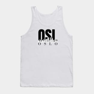 Oslo T-shirt print | Travel and Adventures Tank Top